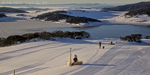 A magic morning in Falls Creekand the sunshine who continue over the weekend.Photo:Falls Creek snow cams
